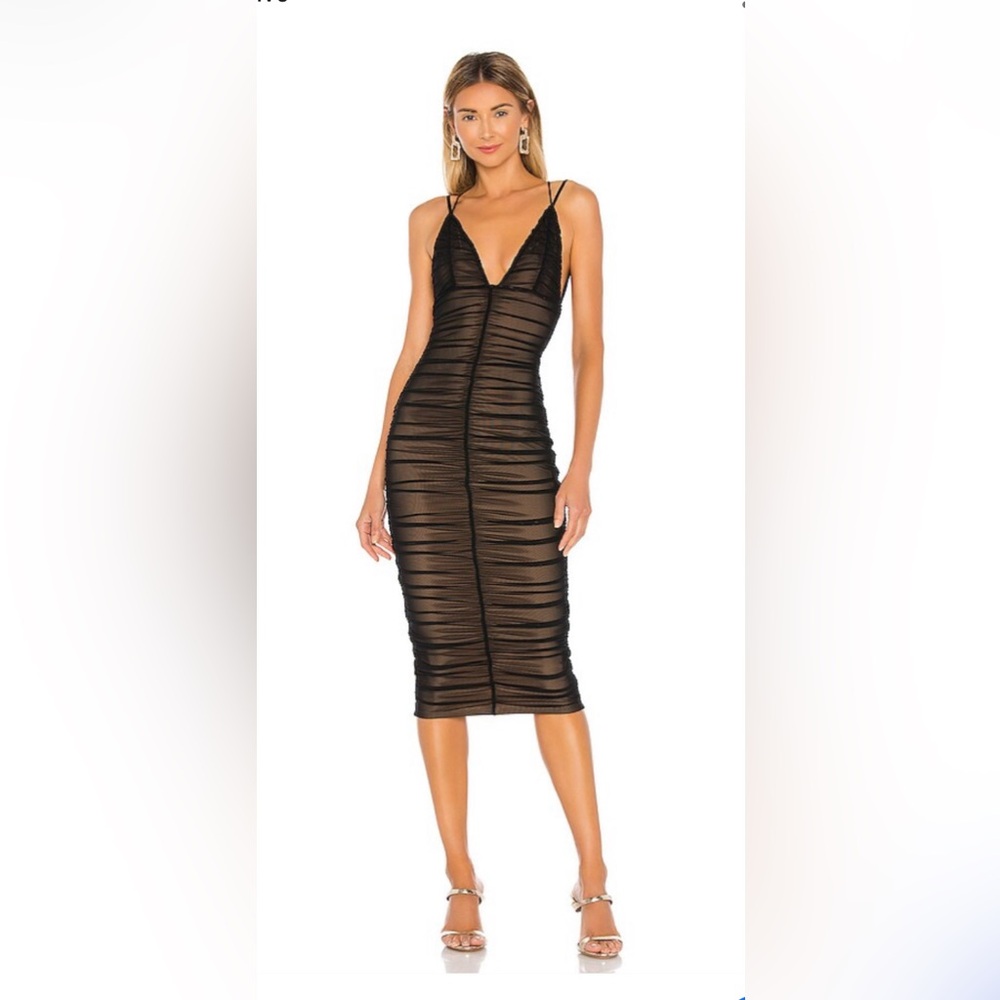 Michael Costello X Revolve Strappy Cocktail Dress — Size XS